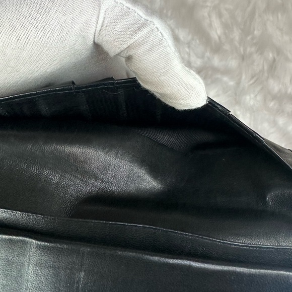 💯 Authentic CHANEL Caviar Stitched French Wallet Black - Picture 10 of 15